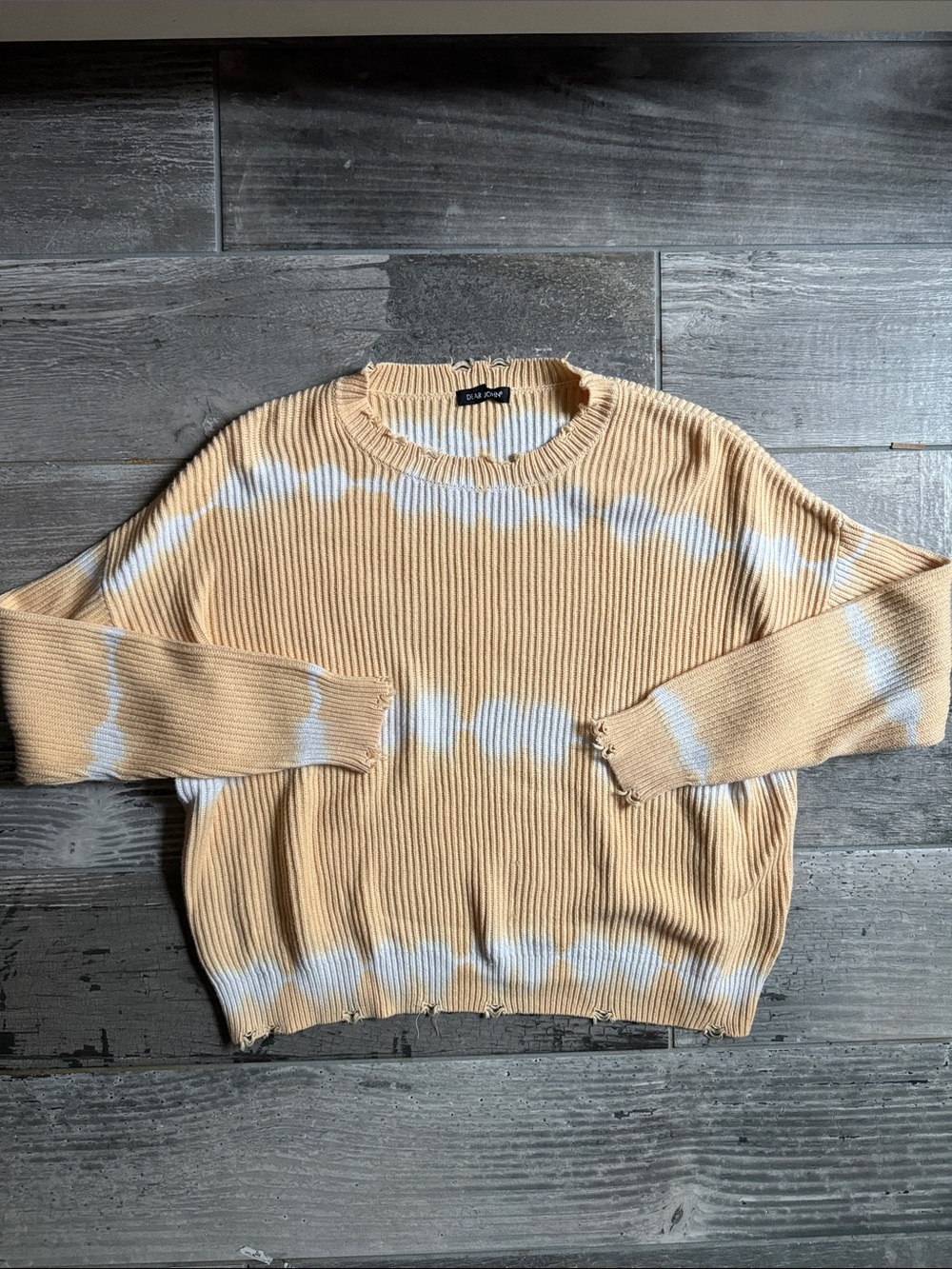 Dear John Cotton Tie-Dye Sweater